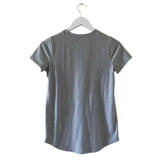 Madewell Gray Crewneck Short Sleeves Woman’s Basic Essential T-Shirt XXS #1298 - Picture 5 of 11